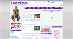 Desktop Screenshot of boomertimes.com