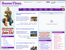 Tablet Screenshot of boomertimes.com